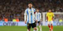 Lionel Messi com a camisa da seleção argentina  Foto: Daniel Jayo/Getty Images
