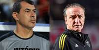 F&aacute;bio Carille e Cuca deixaram o comando t&eacute;cnico de Vit&oacute;ria e Atl&eacute;tico, respectivamente  Foto: Buda Mendes/Getty Images/Roberto Casimiro/Sports Press Photo/Getty Images