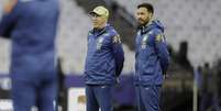 Carlo Ancelotti e Davide Ancelotti na Seleção Brasileira-  Foto: Rafael Ribeiro/CBF / Jogada10