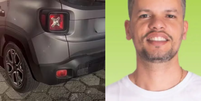 Carro do vereador Roniele Martins da Silva (PSD) foi atingido por tiros na madrugada deste domingo, 31, em Cubatão (SP)  Foto: Reprodução/Instagram:@rony.martins_oficial