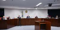 Início do julgamento tem indiretas de Moraes, boicote bolsonarista e Gonet pedindo punição  Foto: Antonio Augusto/STF