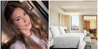 Virginia está hospedada em hotel cinco estrelas de Madri  Foto: Reprodução/Instagram
