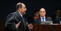 Celso Vilardi, advogado de Jair Bolsonaro (PL), faz sustentação oral à Primeira Turma do STF no julgamento da Ação Penal 2.668  Foto: Gustavo Moreno/STF