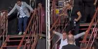 Leonardo cai de escada e &eacute; satirizado por Z&eacute; Felipe  Foto: Reprodu&ccedil;&atilde;o | Instagram