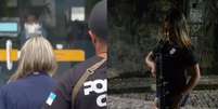 'Barbiezinha de Bangu' exibia armas nas redes sociais  Foto: Montagem/Divulgação/Polícia Civil/Reprodução/EuMoroEmBangu/Facebook