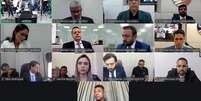 Julgamento na Primeira Comiss&atilde;o Disciplinar do STJD  Foto: Reprodu&ccedil;&atilde;o/STJD