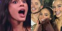 Bruna Marquezine flagra Sasha e Jo&atilde;o  Foto: Reprodu&ccedil;&atilde;o/ Multishow e Instagram / Mais Novela