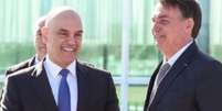 Alexandre de Moraes e Jair Bolsonaro  Foto: Palácio do Planalto / Portal de Prefeitura