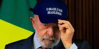Imagem mostra o presidente Luiz Inácio Lula da Silva durante reunião ministerial realizada no Palácio do Planalto, em Brasília  Foto: Wilton Junior/Estadão / Estadão