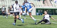 Corinthians marca primeiro gol contra o Cruzeiro na ida da final do Brasileirão Feminino  Foto: Luciano Brew/Especial para o Terra