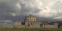 A estrutura de concreto da central nuclear resistiu ao passar do tempo  Foto: Cortesia da arquiteta Carmen Abad / BBC News Brasil