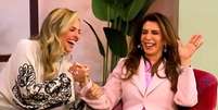 Bispas Fernanda e Sonia, estrelas da Rede Gospel, no programa 'Saia com Classe'  Foto: Reprodução