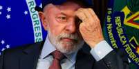 Lula diz que réus da ação do golpe, em vez de se defenderem, 'já pedem anistia'  Foto: Wilton Junior/Estadão / Estadão