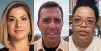 Daniela Lima, Rodrigo Bocardi e Basília Machado fizeram a transição da TV para a internet  Foto: Reprodução