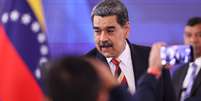 O presidente da Venezuela, Nicolás Maduro, durante uma coletiva de imprensa no Hotel Meliá Caracas, em 1º de setembro de 2025.  Foto: Jesus Vargas/Getty Images