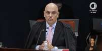 Alexandre de Moraes, durante julgamento da trama golpista  Foto: Reprodução/TV Justiça