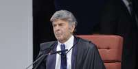 Ministro Luiz Fux profere seu voto no julgamento da trama golpista  Foto: Rosinei Coutinho/STF