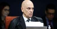 Ministro Alexandre de Moraes no julgamento da trama golpista no STF nesta quarta-feira, 10  Foto: Gustavo Moreno/STF