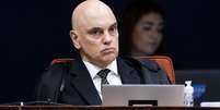 Ministro Alexandre de Moraes no julgamento da trama golpista no STF nesta quarta-feira, 10  Foto: Rosinei Coutinho/STF