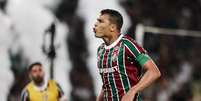 Thiago Silva marcou o gol da classificação do Fluminense  Foto: Lucas Merçon/ Fluminense Football Club