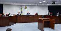 Julgamento da trama golpista no STF nesta quarta-feira, 10  Foto: Antonio Augusto/STF