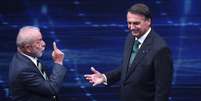Lula e Bolsonaro durante debate eleitoral  Foto: ANSA / Ansa - Brasil