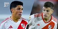  Foto: Marcelo Endelli/Getty Images - Legenda: Enzo Pérez e Nacho Fernández, nomes de peso do River Plate / Jogada10