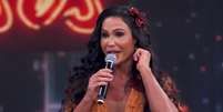 Gracyanne Barbosa no 'Domingão com Huck'  Foto: Reprodução/TV Globo