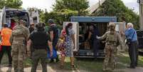 Foto de operações de evacuação, que se intensificam em regiões próximas da linha de frente, no leste da Ucrânia, como em Donetsk. Imagem de 9 de setembro de 2025.  Foto: © Alex Babenko / AP / RFI