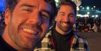 Marcos Pitombo e Felipe, seu novo namorado  Foto: Reprodu&ccedil;&atilde;o | Instagram