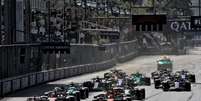 Largada GP do Azerbaijão 2024 Foto: F1