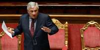 Vice-premiê Antonio Tajani participa de audiência no Senado italiano  Foto: ANSA / Ansa - Brasil