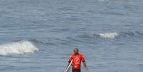 Jadson André durante o 2º dia de competições do Circuito Banco do Brasil de Surfe na Praia da Vila, em Imbituba (SC)  Foto: Marcio David/WSL