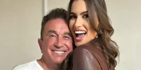 Amado Batista e esposa, Calita Franciele  Foto: Reprodu&ccedil;&atilde;o/Instagram / Contigo