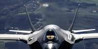 Ca&ccedil;a F-35 italiano igual aos que est&atilde;o alocados na Est&ocirc;nia  Foto: ANSA / Ansa - Brasil
