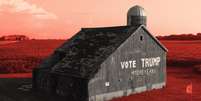 Com tantas dificuldades econômicas, as áreas rurais poderiam ter se voltado contra Trump. Mas não é o que parece estar acontecendo  Foto: BBC News Brasil