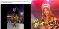 Coroação de Virgínia rende memes  Foto: Reprodução/X e Webert Belicio /Agnews