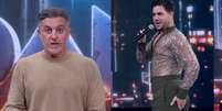 Luciano Huck e Álvaro na Dança dos Famosos, do Domingão (Reprodução/TV Globo)  Foto: Contigo