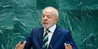 Lula na ONU.  Foto: Ricardo Stuckert / PR / Portal de Prefeitura