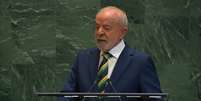Lula fez o décimo discurso na ONU ao longo de três mandatos de presidente do Brasil  Foto: Reprodução/Nações Unidas