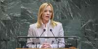 Giorgia Meloni discursa na Assembleia-Geral da ONU  Foto: ANSA / Ansa - Brasil