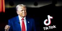 Donald Trump assina acordo de venda das operações do TikTok  Foto: Muhammed Selim Korkutata/Anadolu