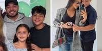 Yhudy ao lado do pai, Wesley Safadão, e da mãe, Mileide Mihaile  Foto: Montagem: Reprodução/Instagram/@wesleysafadao e @mileidemihaile