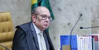 Ministro Gilmar Mendes no plenário do Supremo Tribunal Federal (STF)  Foto: Antonio Augusto/STF