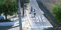 Câmeras registraram suspeitos durante ataque em escola de Sobral  Foto: Reprodução