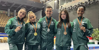 Brasil conquistou cinco medalhas da Copa do Mundo de Ginástica  Foto: Divulgação/CBG