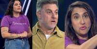 Giovanna, Luciano Huck e Sofia no The Wall, do Domingão (Reprodução/TV Globo)  Foto: Contigo