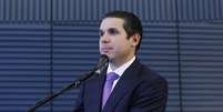 Hugo Motta afirmou que a segurança pública é uma das prioridades do Parlamento  Foto: Marina Ramos/Agência Câmara / Estadão