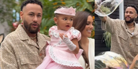 Basiquinho? Ele nem sabe o que é isso! Neymar ostenta look de R$ 14 mil em festa milionária da filha Mavie.  Foto: Reprodução, Instagram / Purepeople
