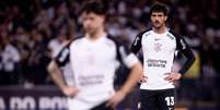  Foto: Rodrigo Coca/Ag&ecirc;ncia Corinthians - Legenda: Gustavo Henrique ficou na bronca com a arbitragem no empate com o Internacional / Jogada10